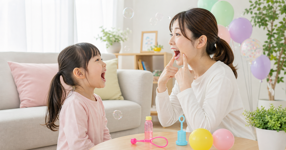 親子で遊び感覚で実践!自宅でできるお口のトレーニング(MFT)と声かけのコツ
