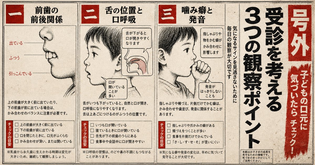 様子見を終えて歯科医院を受診すべき3つの判断基準